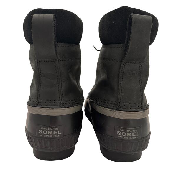 Sorel Men\'s Black Cheyanne II Lace Duck Boots Size 11 main image 9